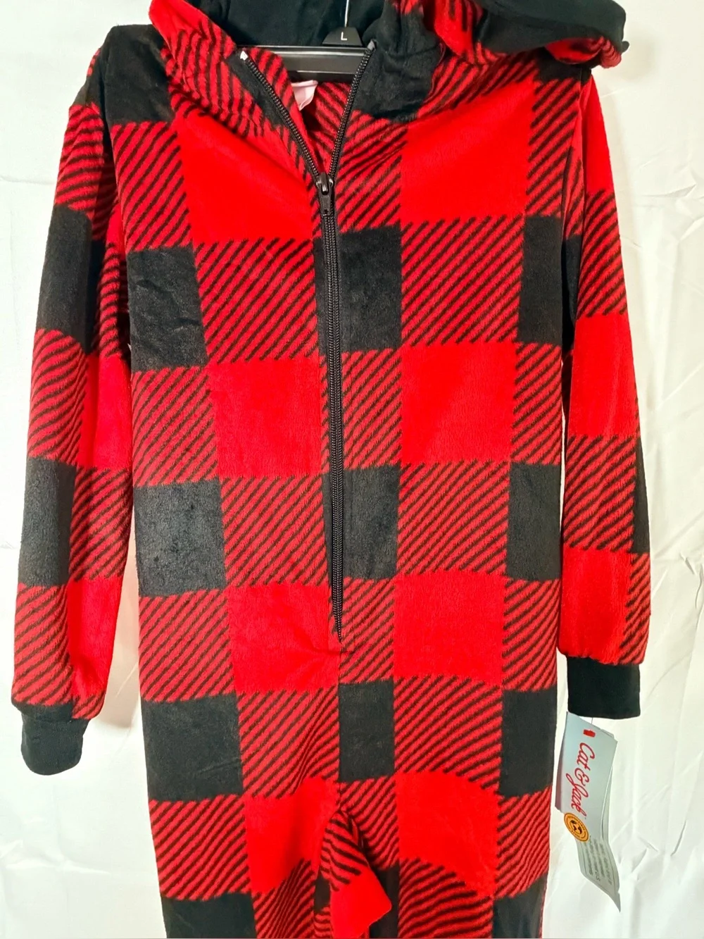 Cat & Jack Red and Black Buffalo Plaid Sleepwear